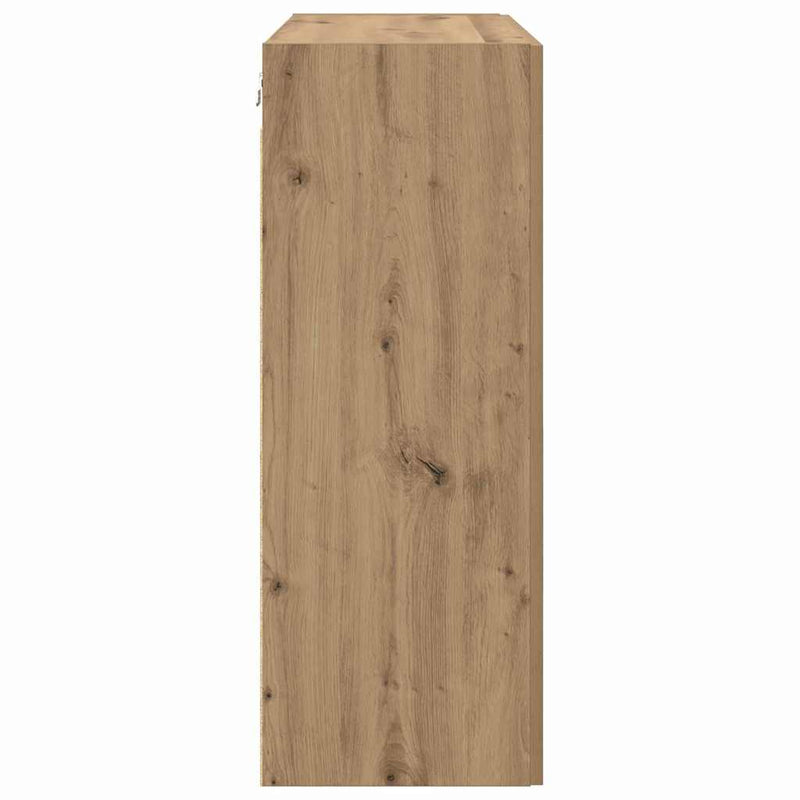 vidaXL Fali Szekrények 2 pcs kézműves tölgy 69.5 x 34 x 90 cm Faanyag