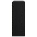 vidaXL Fali szekrény 2 pcs Fekete tölgy 69,5 x 34 x 90 cm Faanyag