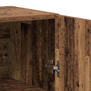 vidaXL Magasfiú Falra szerelhető Régi fa 69,5 x 34 x 180 cm Faanyag