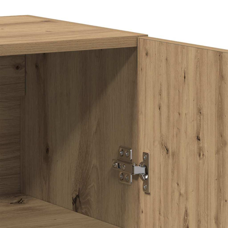 vidaXL Magasfiú kézműves tölgy 69.5 x 34 x 90 cm Faanyag