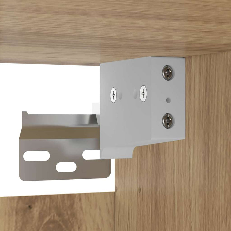 vidaXL Magasfiú kézműves tölgy 69,5 x 34 x 180 cm Faanyag