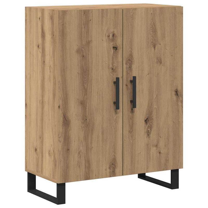 vidaXL Magasfiú kézműves tölgy 69.5 x 34 x 90 cm Faanyag