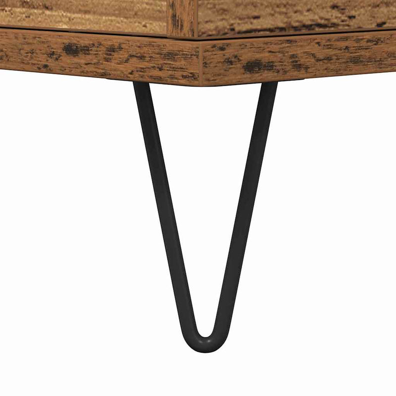 vidaXL Oldalszekrények 3 pcs Régi fa 180 x 35 x 70 cm Faanyag