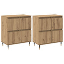 vidaXL Tárolószekrény 2 pcs Artisan tölgy 60 x 35 x 70 cm