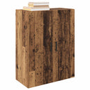 vidaXL Fali szekrény 2 pcs Öreg fa 69,5 x 34 x 90 cm Faanyag