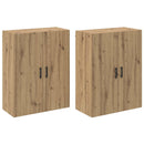vidaXL Fali szekrény 2 pcs Artisan tölgy 69,5 x 34 x 90 cm Faanyag