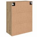 vidaXL Fali szekrény 2 pcs Artisan tölgy 69,5 x 34 x 90 cm Faanyag