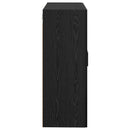 vidaXL Fali szekrény 2 pcs Fekete tölgy 69,5 x 34 x 90 cm Faanyag