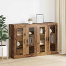 vidaXL Fali Szekrények 2 pcs Régi fa 69,5 x 34 x 90 cm Faanyag