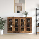 vidaXL Fali Szekrények 2 pcs Régi fa 69,5 x 34 x 90 cm Faanyag