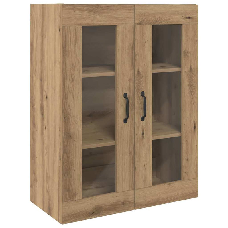 vidaXL Fali Szekrények 2 pcs kézműves tölgy 69.5 x 34 x 90 cm Faanyag