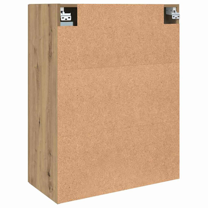 vidaXL Fali Szekrények 2 pcs kézműves tölgy 69.5 x 34 x 90 cm Faanyag