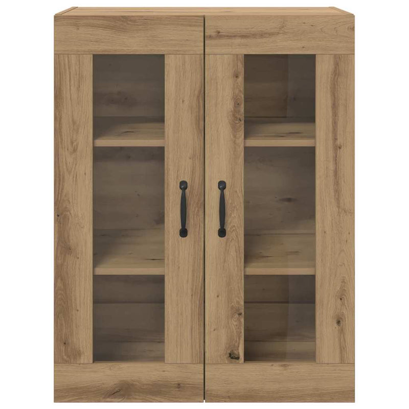 vidaXL Fali Szekrények 2 pcs kézműves tölgy 69.5 x 34 x 90 cm Faanyag