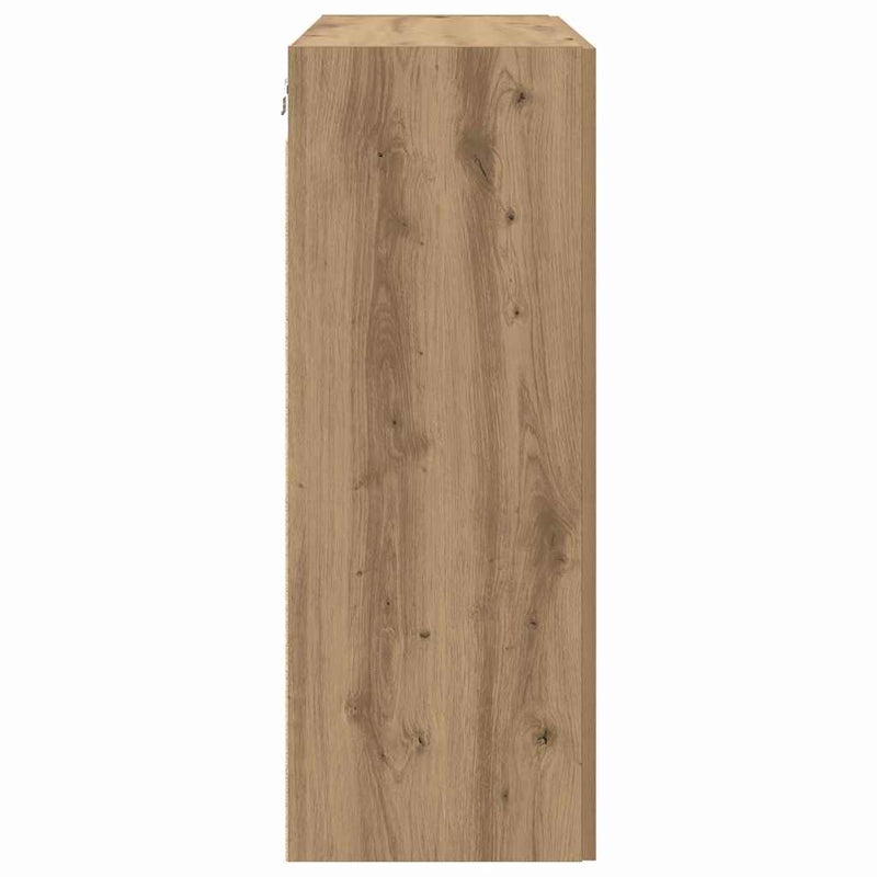 vidaXL Fali Szekrények 2 pcs kézműves tölgy 69.5 x 34 x 90 cm Faanyag