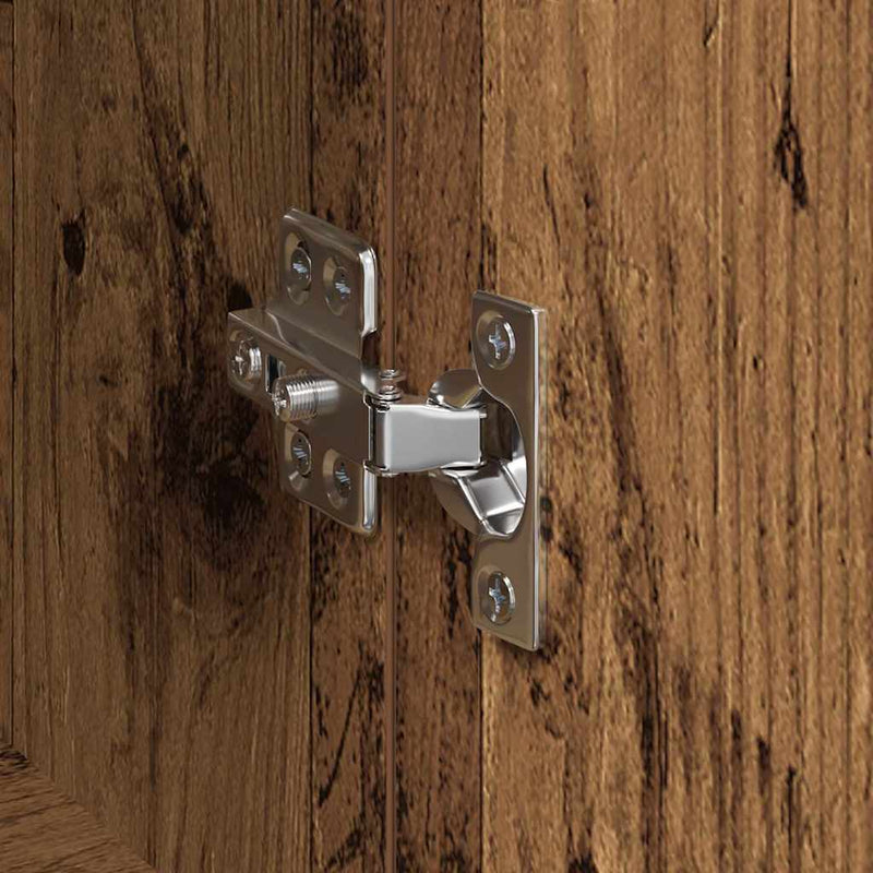 vidaXL Oldalszekrények 3 pcs Régi fa 180 x 35 x 70 cm Faanyag