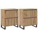 vidaXL Széf 2 pcs Artisan tölgy 60 x 35 x 70 cm