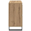 vidaXL Oldalszekrények 2 pcs kézműves tölgy 120 x 35 x 70 cm Faanyag