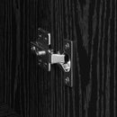 vidaXL Oldalszekrények 2 pcs Musta tammi 120 x 35 x 70 cm Faanyag