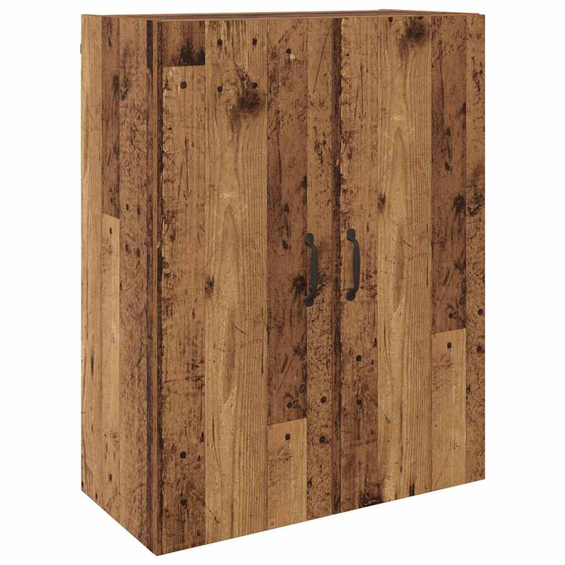 vidaXL Fali Szekrények 2 pcs Régi fa 69.5 x 34 x 90 cm Faanyag