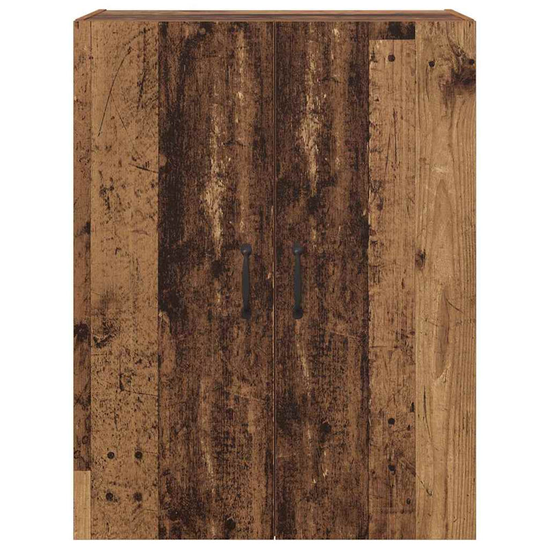 vidaXL Fali Szekrények 2 pcs Régi fa 69.5 x 34 x 90 cm Faanyag