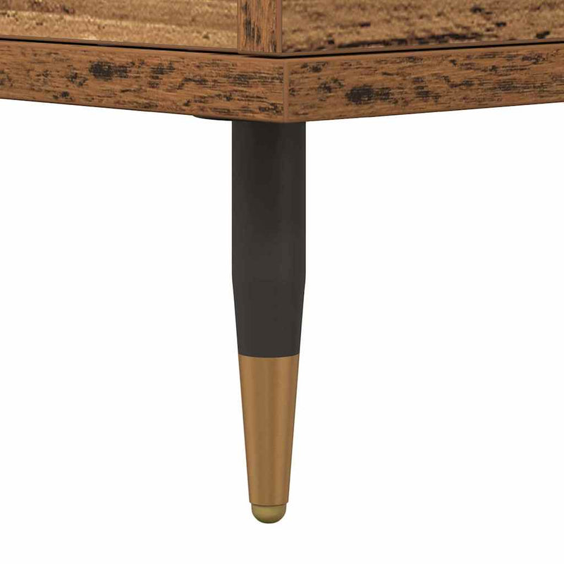 vidaXL Oldalszekrények 2 pcs Régi fa 120 x 35 x 70 cm Faanyag