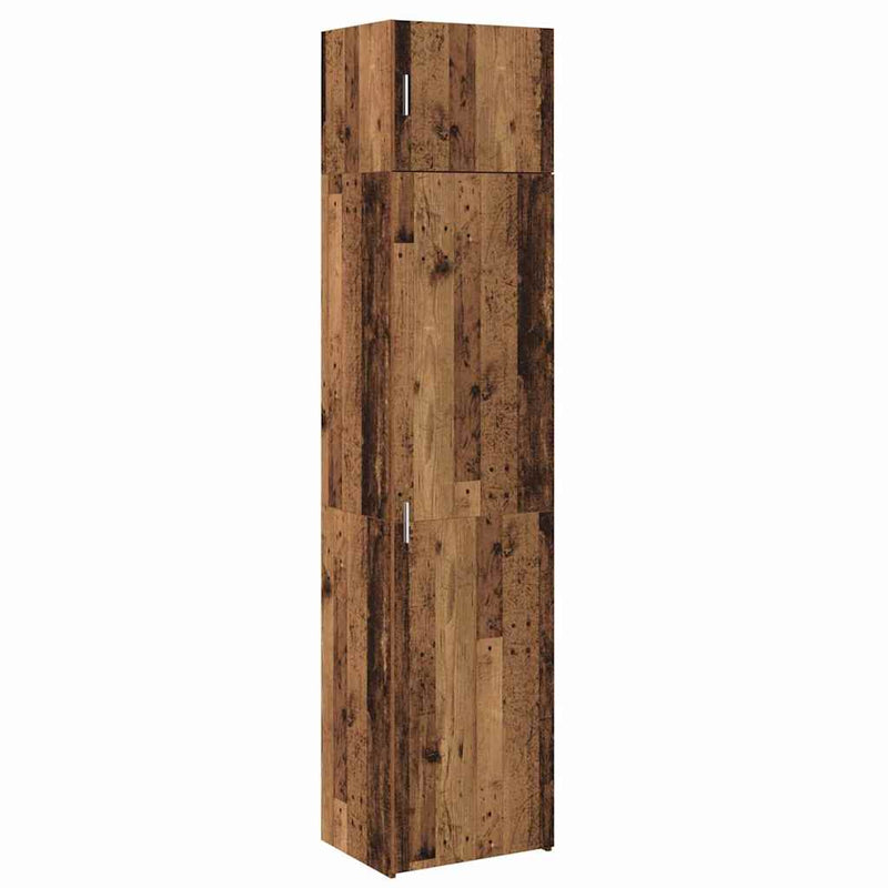 vidaXL Tárolószekrény Régi fa 50 x 41 x 225 cm Faanyag