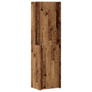 vidaXL Széf 2 pcs Öreg fa 50 x 41 x 225 cm
