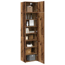 vidaXL Széf 2 pcs Öreg fa 50 x 41 x 225 cm