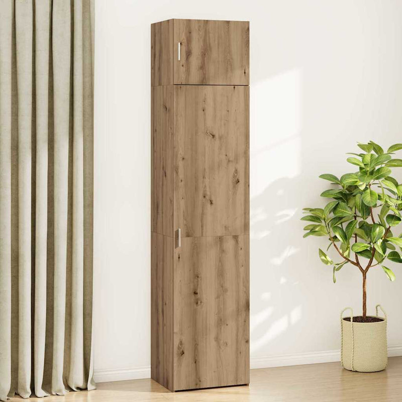 vidaXL Tárolószekrény kézműves tölgy 50 x 41 x 225 cm Faanyag