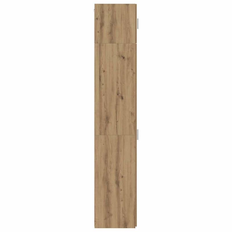 vidaXL Tárolószekrény kézműves tölgy 50 x 41 x 225 cm Faanyag
