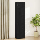 vidaXL Széf 2 pcs Fekete tölgy 50 x 41 x 225 cm