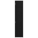 vidaXL Széf 2 pcs Fekete tölgy 50 x 41 x 225 cm