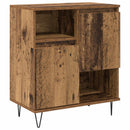 vidaXL Széf 3 pcs Öreg fa 60 x 35 x 70 cm