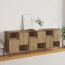 vidaXL Széf 3 pcs Artisan tölgy 60 x 35 x 70 cm