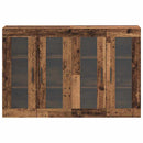 vidaXL Fali Szekrények 2 pcs Régi fa 69,5 x 34 x 90 cm Faanyag