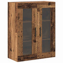 vidaXL Fali Szekrények 2 pcs Régi fa 69,5 x 34 x 90 cm Faanyag