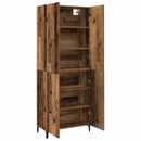 vidaXL Magasfiú 2 db Régi fa 69,5 x 34 x 180 cm Szerelt Fa