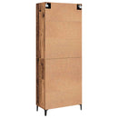 vidaXL Magasfiú 2 db Régi fa 69,5 x 34 x 180 cm Szerelt Fa