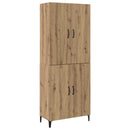 vidaXL Magasfiú 2 pcs Artisan tölgy 69,5 x 34 x 180 cm Faanyag