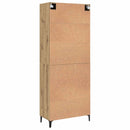 vidaXL Magasfiú 2 pcs Artisan tölgy 69,5 x 34 x 180 cm Faanyag