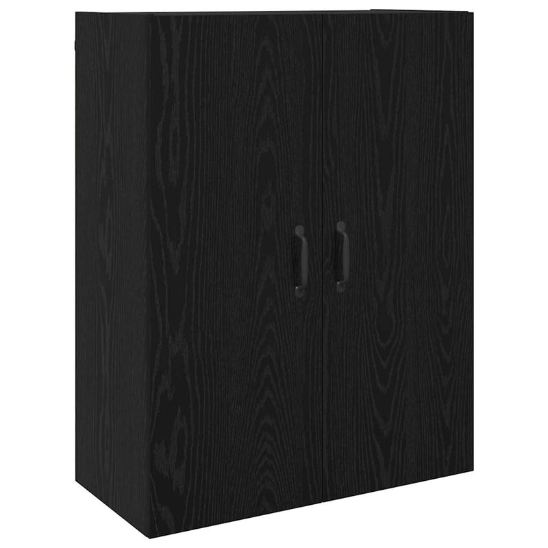 vidaXL Magasfiú 2 pcs Musta tammi 69.5 x 34 x 180 cm Faanyag