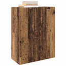 vidaXL Fali szekrény 2 pcs Öreg fa 69,5 x 34 x 90 cm Faanyag