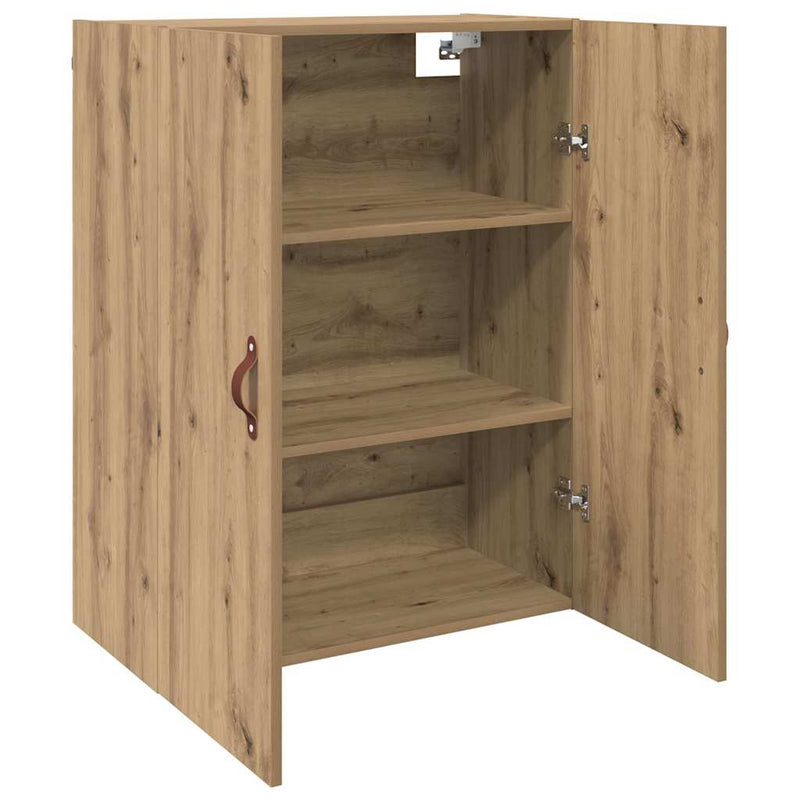 vidaXL Fali Szekrények 2 pcs kézműves tölgy 69.5 x 34 x 90 cm Faanyag