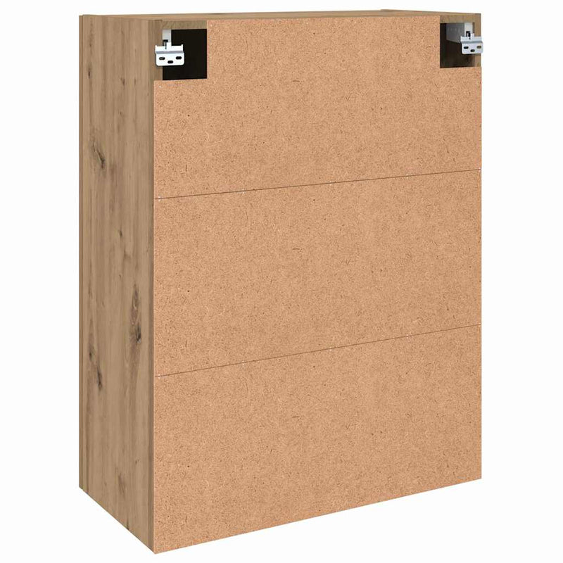 vidaXL Fali Szekrények 2 pcs kézműves tölgy 69.5 x 34 x 90 cm Faanyag