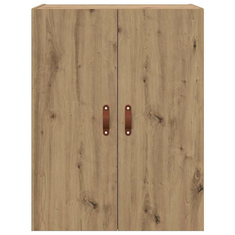 vidaXL Fali Szekrények 2 pcs kézműves tölgy 69.5 x 34 x 90 cm Faanyag