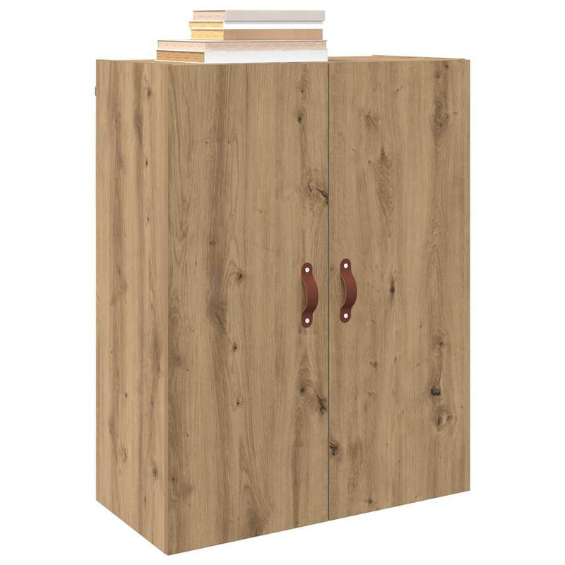 vidaXL Fali Szekrények 2 pcs kézműves tölgy 69.5 x 34 x 90 cm Faanyag