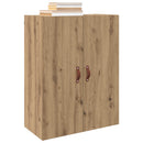 vidaXL Fali szekrény 2 pcs Artisan tölgy 69,5 x 34 x 90 cm Faanyag