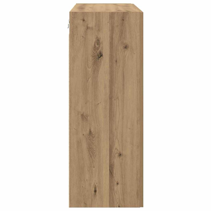 vidaXL Fali Szekrények 2 pcs kézműves tölgy 69.5 x 34 x 90 cm Faanyag