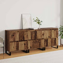vidaXL Széf 3 pcs Öreg fa 60 x 35 x 70 cm