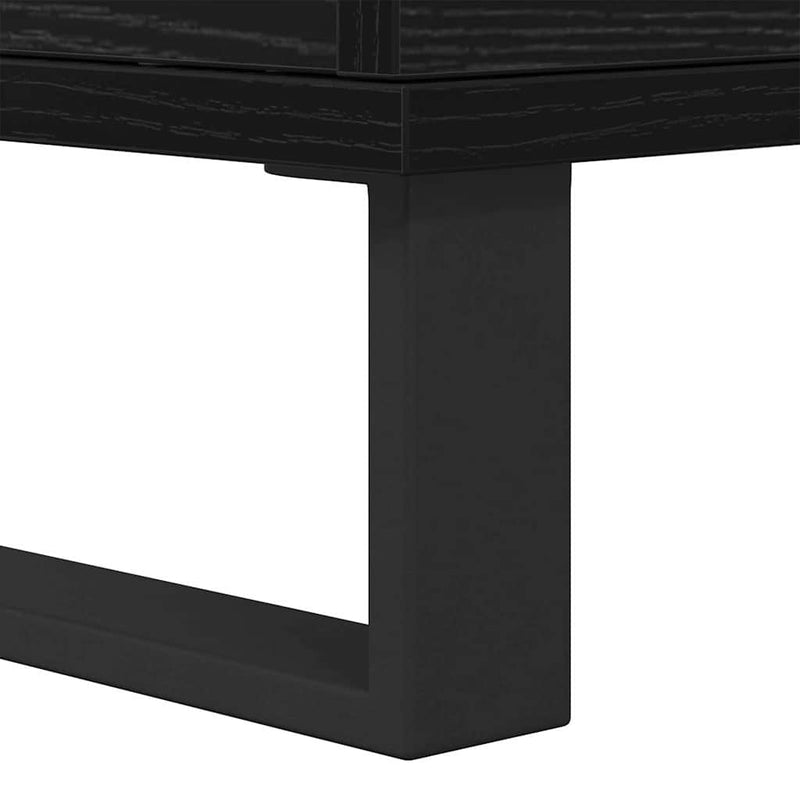 vidaXL Oldalszekrények 3 pcs Musta tammi 180 x 35 x 70 cm Faanyag